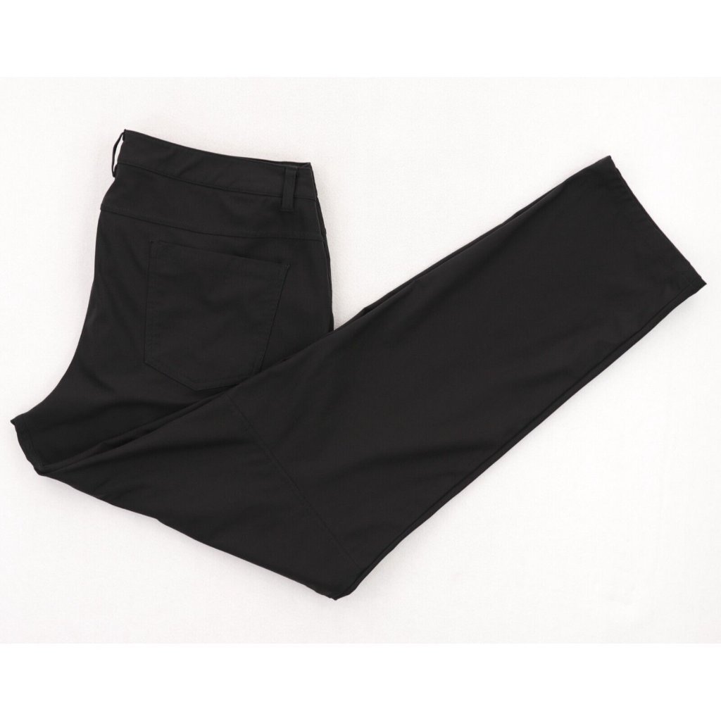 Lululemon Abc Pant Classic Men's 38 X 33 Black Casual Performance 5 Pocket